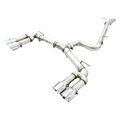 Superjock Track Edition Exhaust with Chrome Silver 102 mm Tips for Audi 8V S3 SU3885858